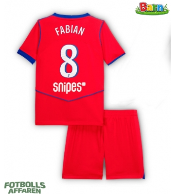 Paris Saint-Germain Fabian Ruiz #8 Tredjeställ Barn 2025-26 Kortärmad (+ Korta byxor)